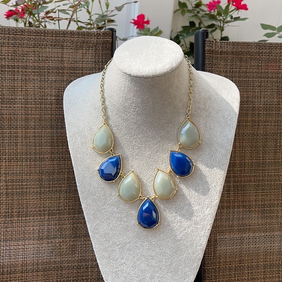 Blue Gem Stone Necklace - Picture 6 of 12